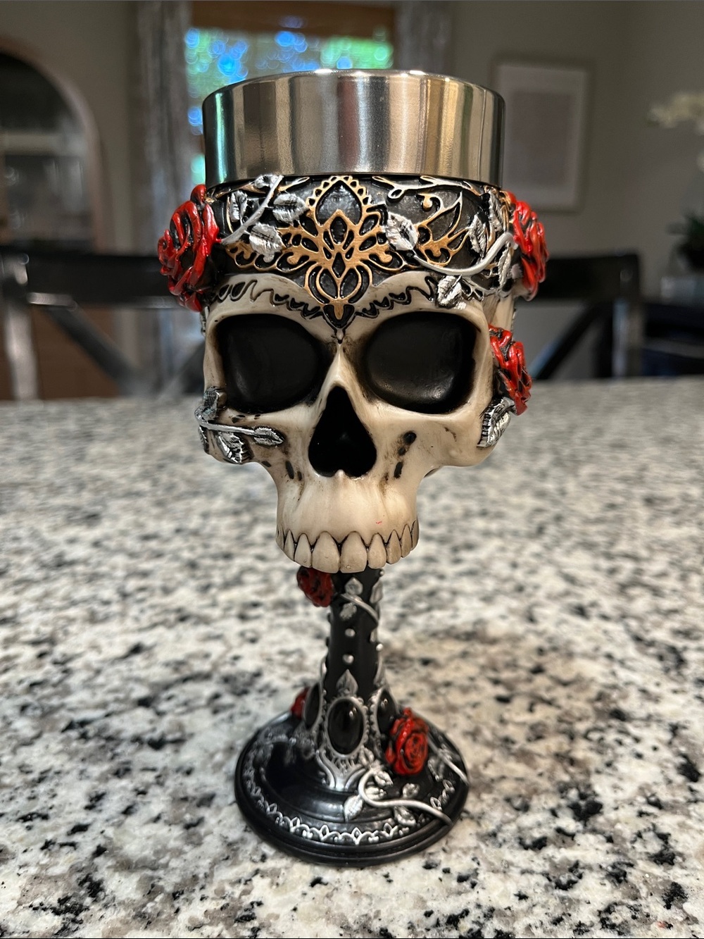 Gothic Roses Goblet